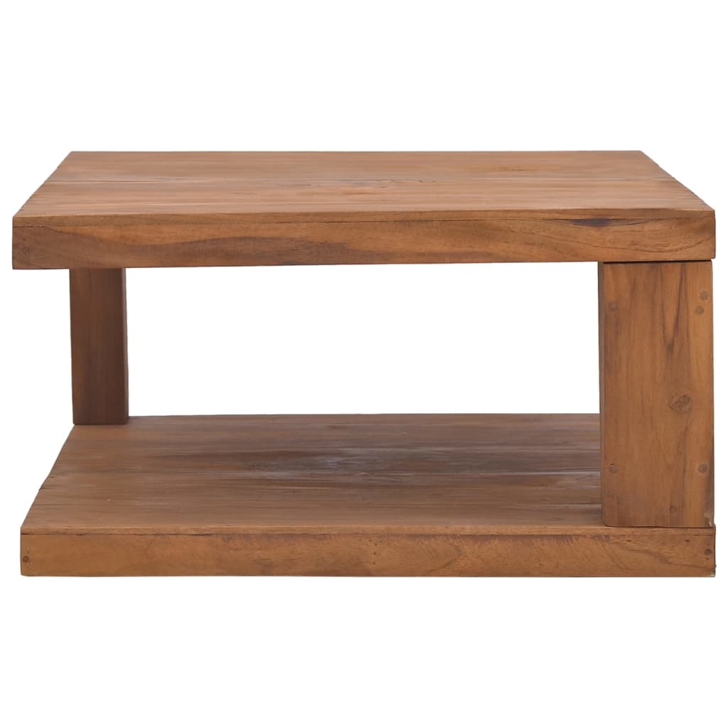 Table basse 65x65x33 cm Bois de teck solide