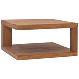 Table basse 65x65x33 cm Bois de teck solide