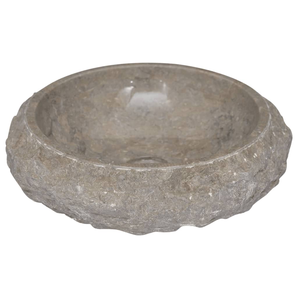 Lavabo Gris Ø40x12 cm Marbre