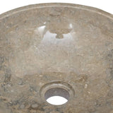 Lavabo Gris Ø40x12 cm Marbre