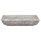 Lavabo Gris 50x35x10 cm Marbre