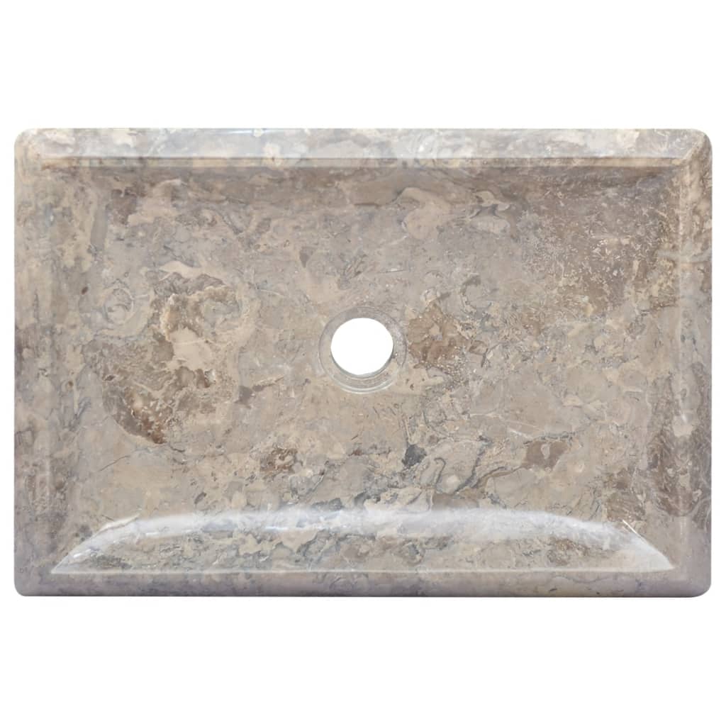 Lavabo Gris 50x35x10 cm Marbre