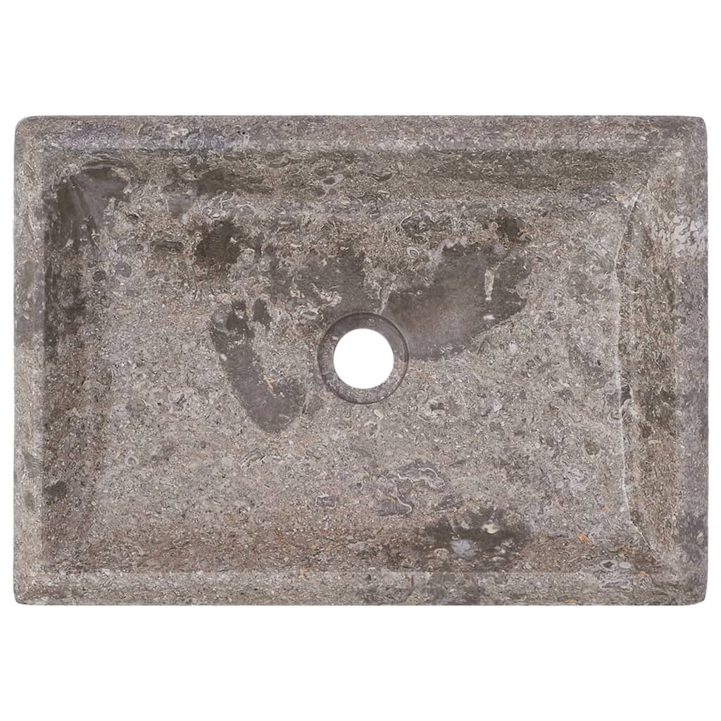 Lavabo Gris 50x35x10 cm Marbre