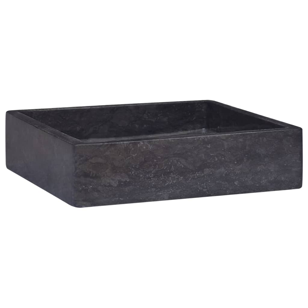 Lavabo Noir 40x40x10 cm Marbre