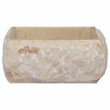 Lavabo Crème 30x30x13 cm Marbre