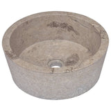 Lavabo Gris Ø40x15 cm Marbre