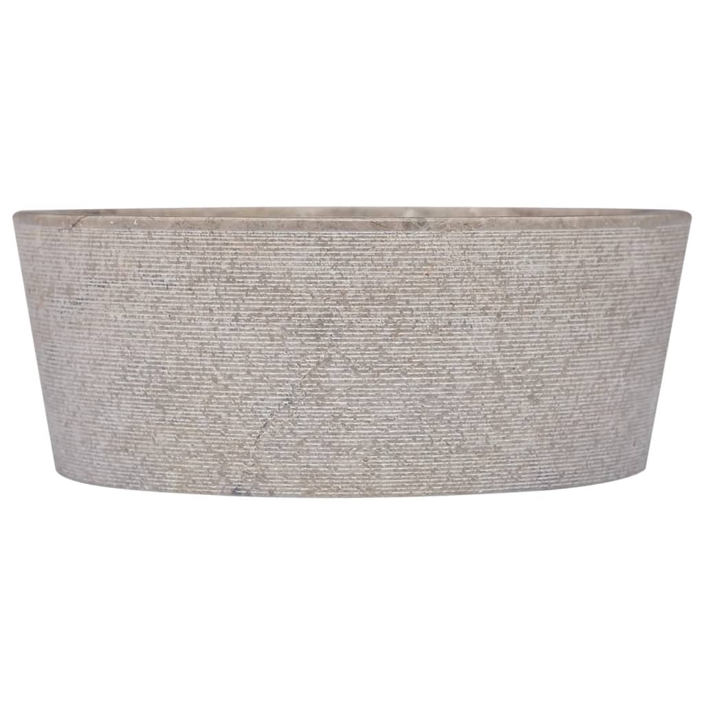 Lavabo Gris Ø40x15 cm Marbre