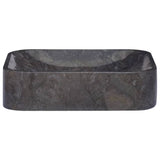 Lavabo Noir 40x40x10 cm Marbre