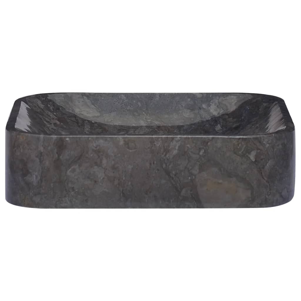 Lavabo Noir 40x40x10 cm Marbre