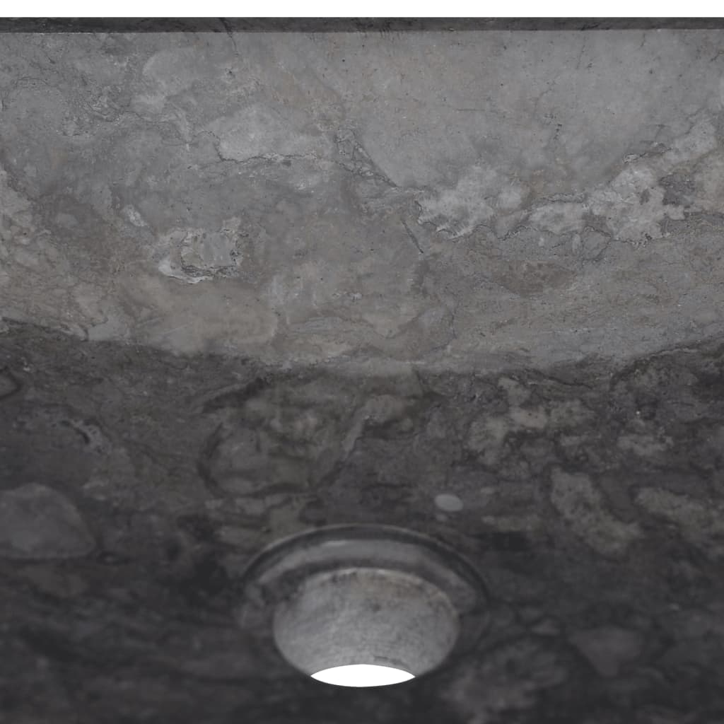 Lavabo Noir 40x40x10 cm Marbre