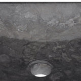 Lavabo Noir 40x40x10 cm Marbre