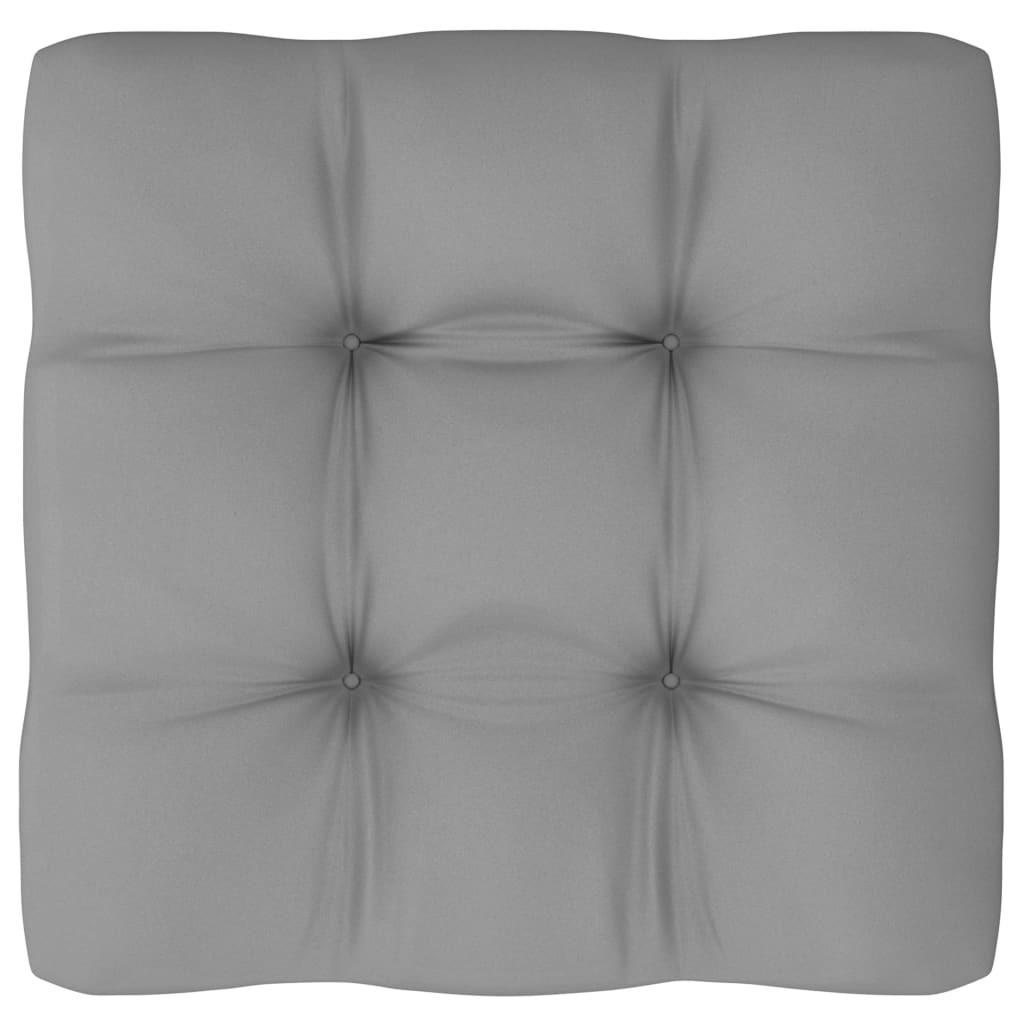 Pouf palette de jardin Bois de pin imprégné de gris