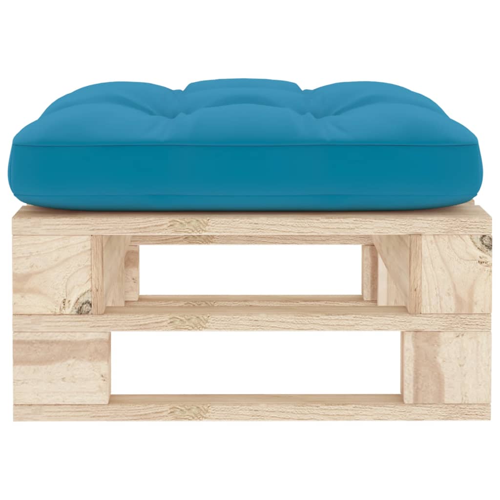 Pouf palette de jardin bois de pin imprégné