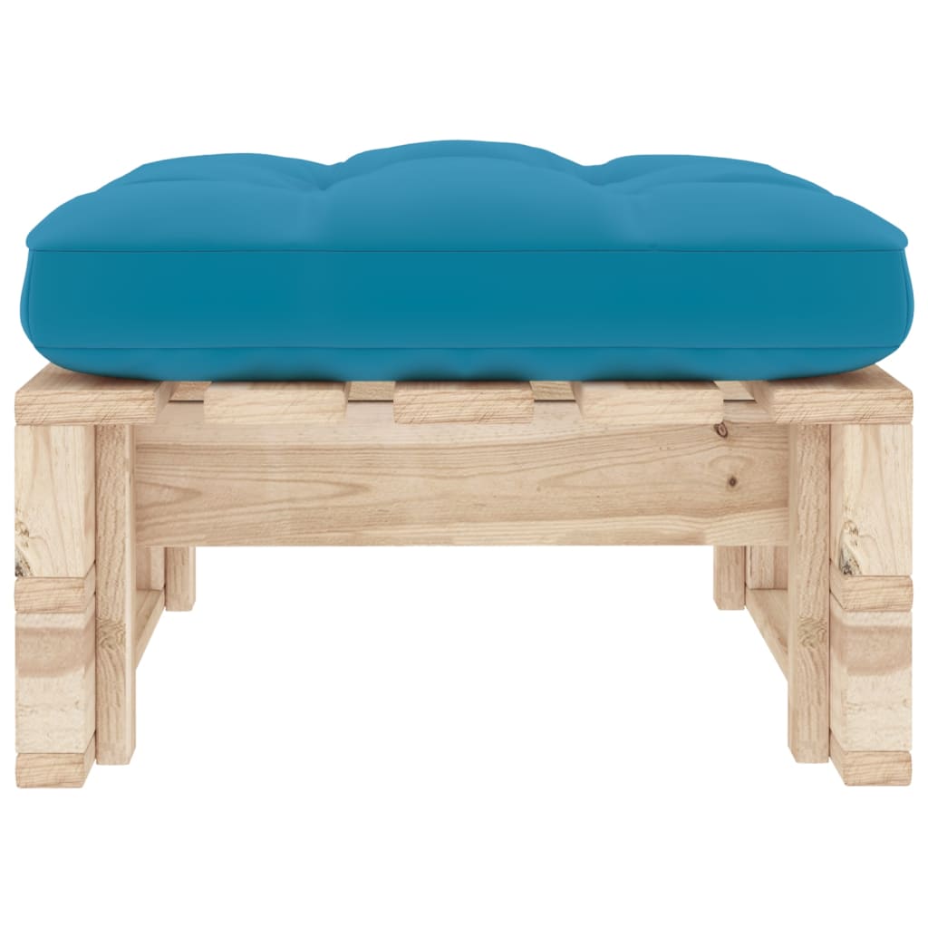 Pouf palette de jardin bois de pin imprégné