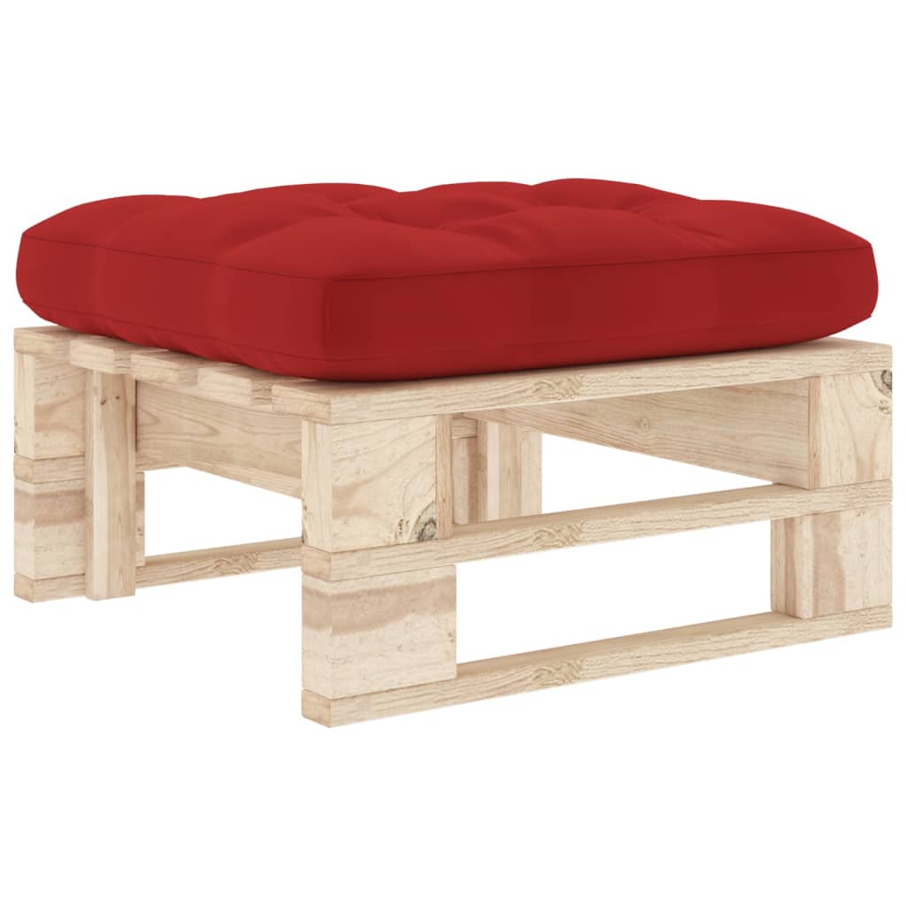 Pouf palette de jardin bois de pin imprégné