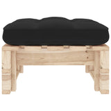 Pouf palette de jardin bois de pin imprégné