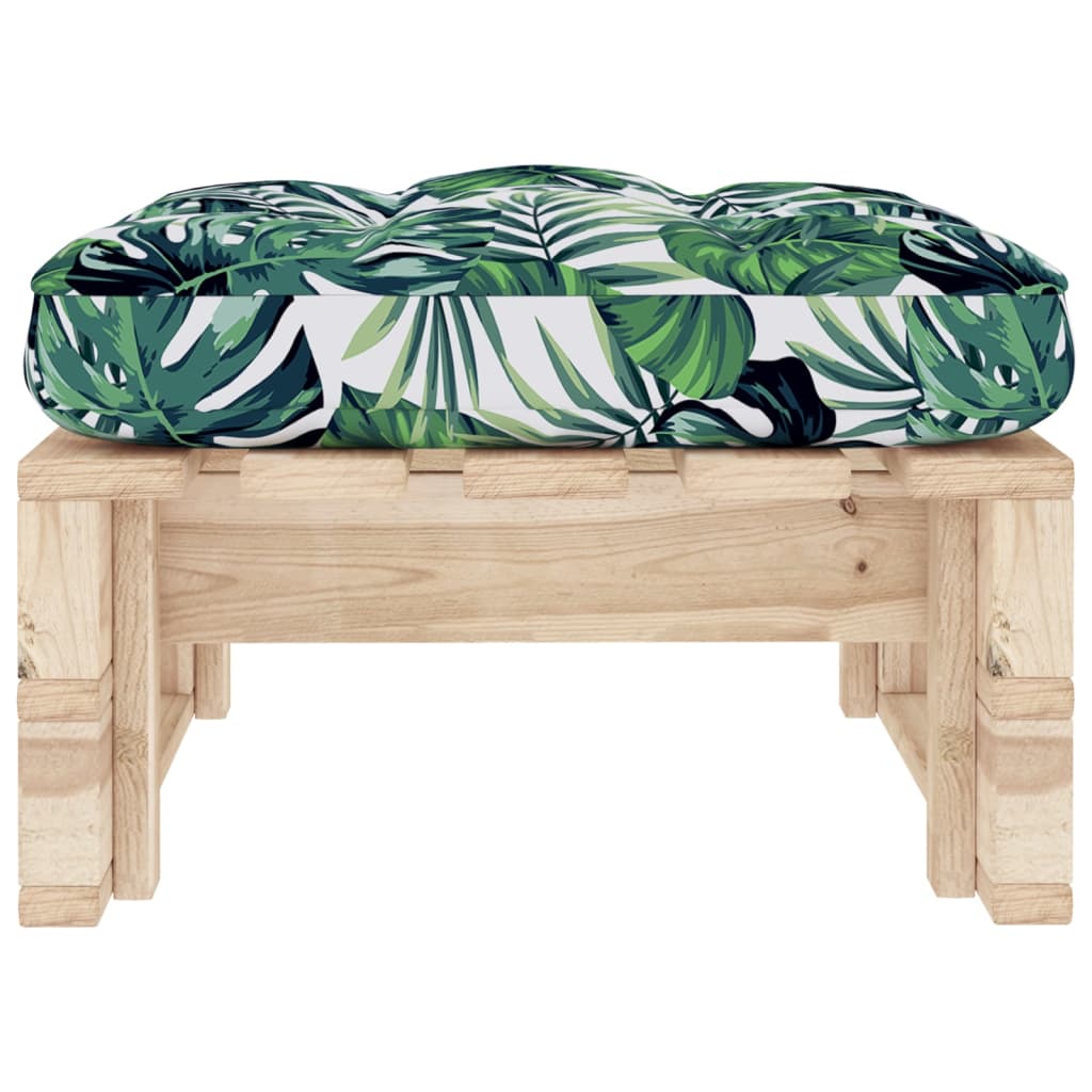 Pouf palette de jardin bois de pin imprégné