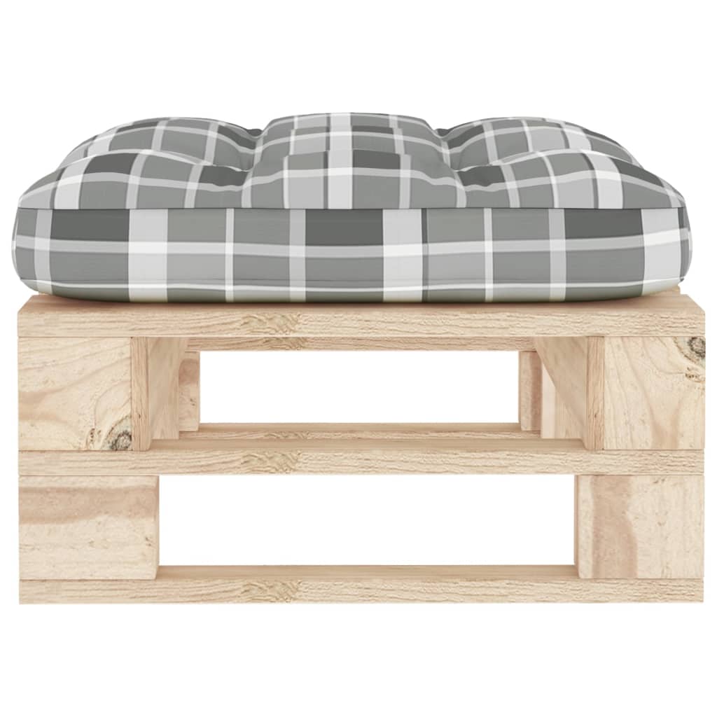 Pouf palette de jardin bois de pin imprégné