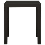 Table de jardin Anthracite 79x65x72 cm Plastique