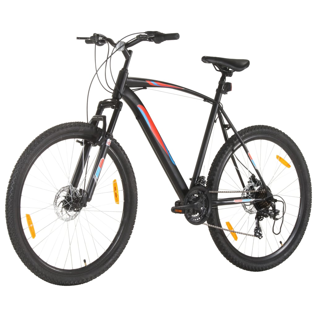 Vélo de montagne 21 vitesses Roues 29 pouces Cadre 53 cm Noir