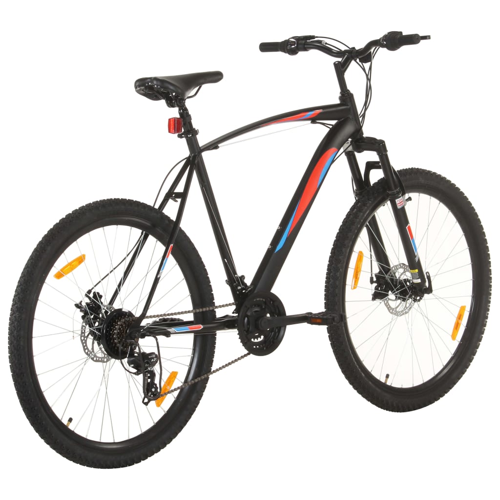 Vélo de montagne 21 vitesses Roues 29 pouces Cadre 53 cm Noir