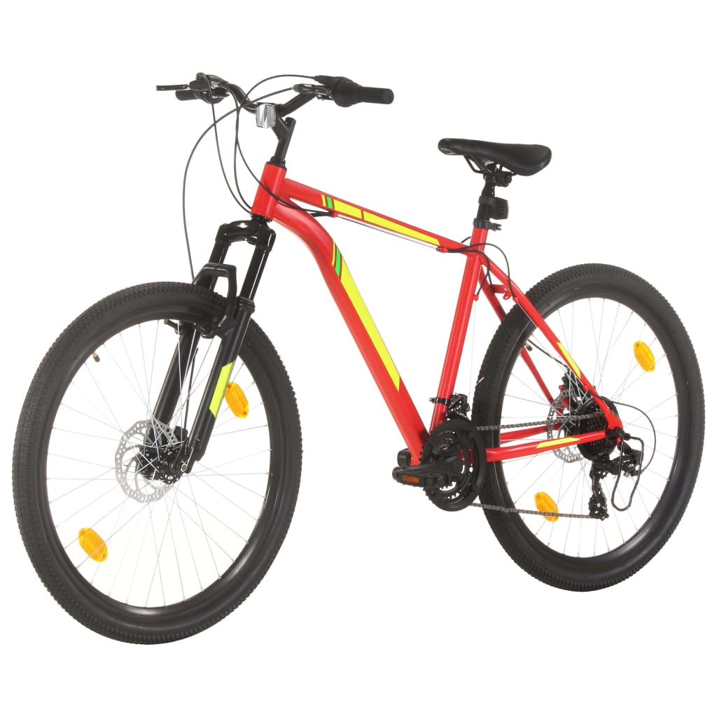 Mountainbike 21 Gang 27,5 Zoll Räder 42cm Rot