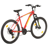 Mountainbike 21 Gang 27,5 Zoll Räder 42cm Rot