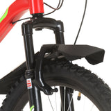 Mountainbike 21 Gang 26 Zoll Räder 36 cm Rot