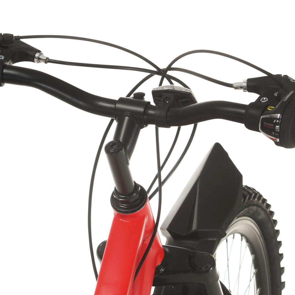 Mountainbike 21 Gang 26 Zoll Räder 36 cm Rot