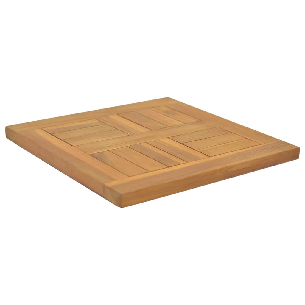 Square table top 40x40x2.5 cm Solid teak wood