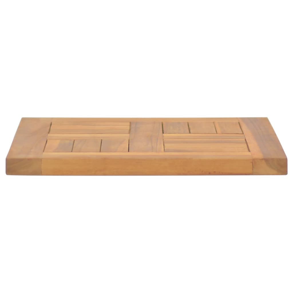 Square table top 40x40x2.5 cm Solid teak wood