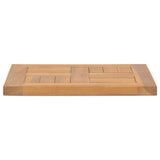 Square table top 40x40x2.5 cm Solid teak wood