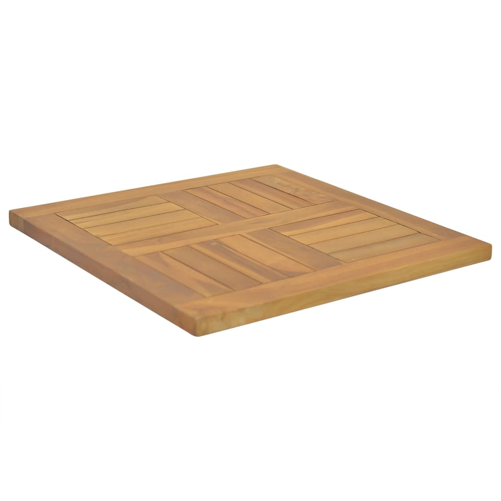 Square table top 50x50x2.5 cm Solid teak wood