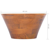 Lavabo Bois de teck massif Φ40x20 cm