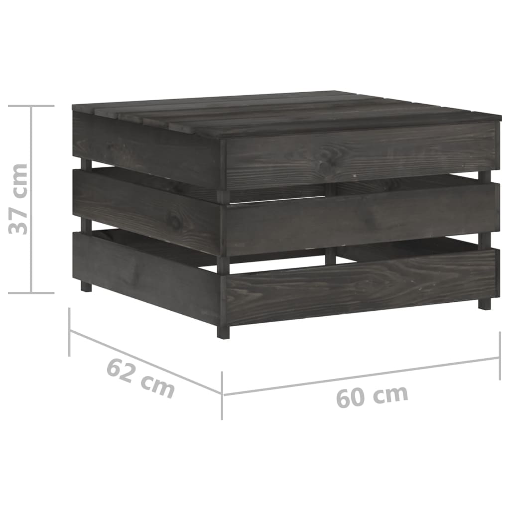 Table palette de jardin Bois de pin imprégné