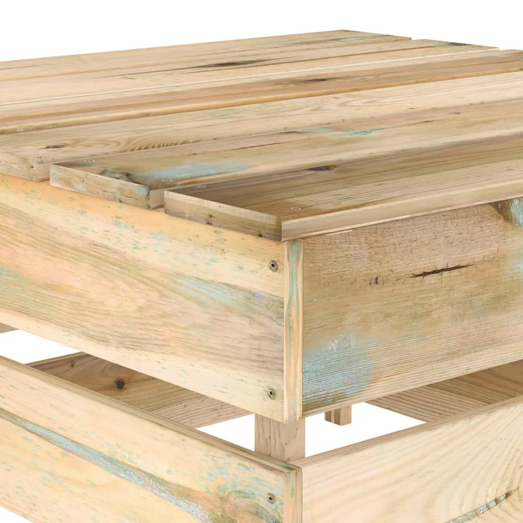 Garden pallet tables 2 pcs Impregnated pine wood