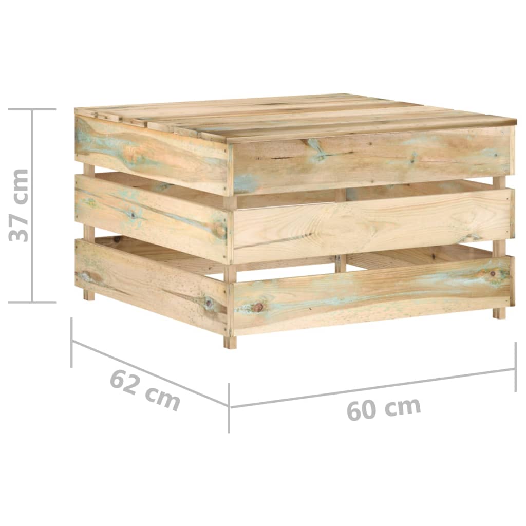 Garden pallet tables 2 pcs Impregnated pine wood