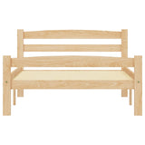 Cadre de lit sans matelas bois massif de pin 100x200 cm