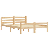 Cadre de lit sans matelas bois massif de pin 140x200 cm