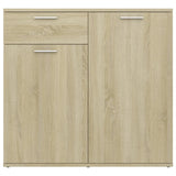 Sonoma oak sideboard 80x36x75 cm engineered wood