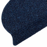 Tapis autoadhésifs 10 pcs Bleu marine 56x17x3 cm Aiguilleté