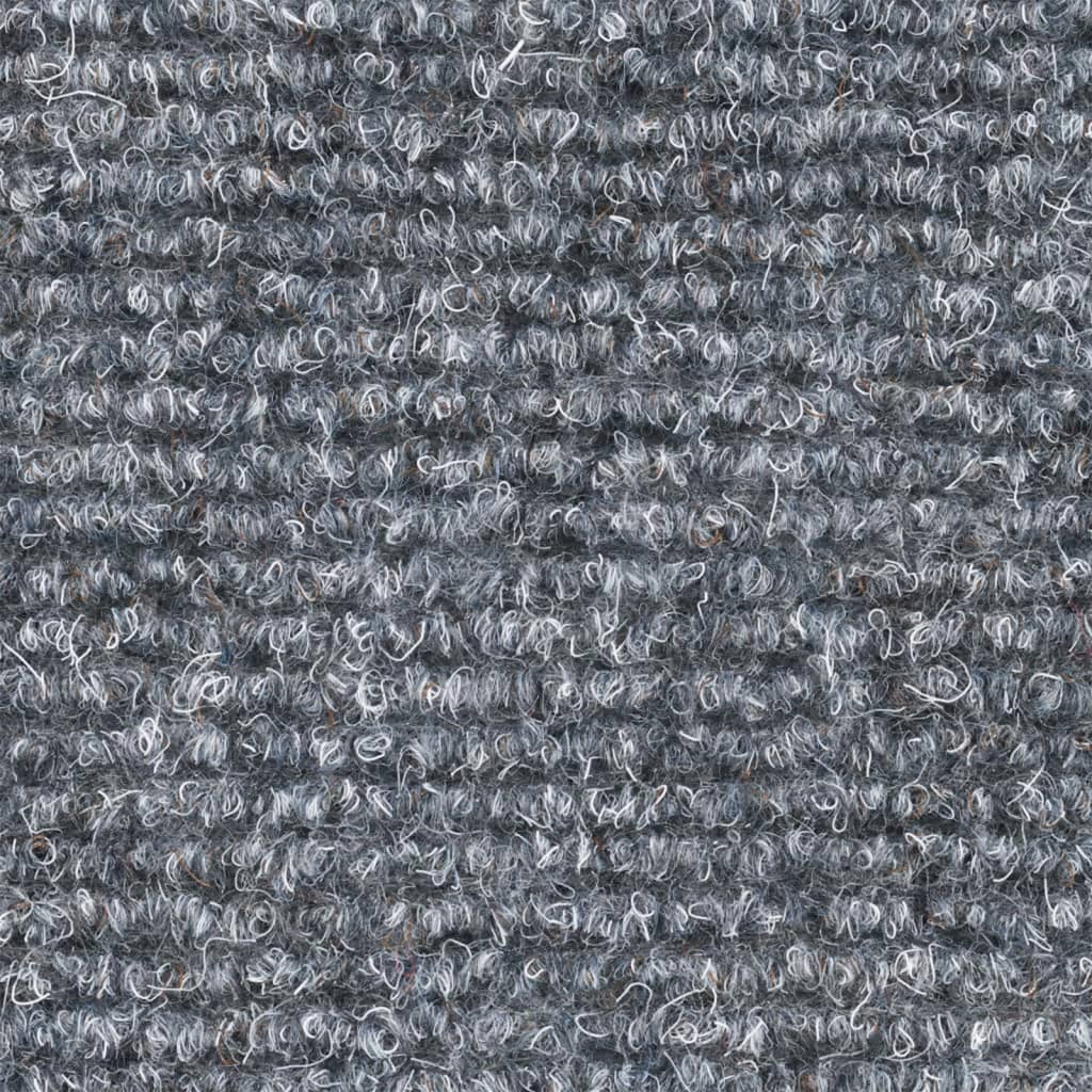 Tapis autoadhésifs de marches 10 pcs Gris clair 65x21x4 cm