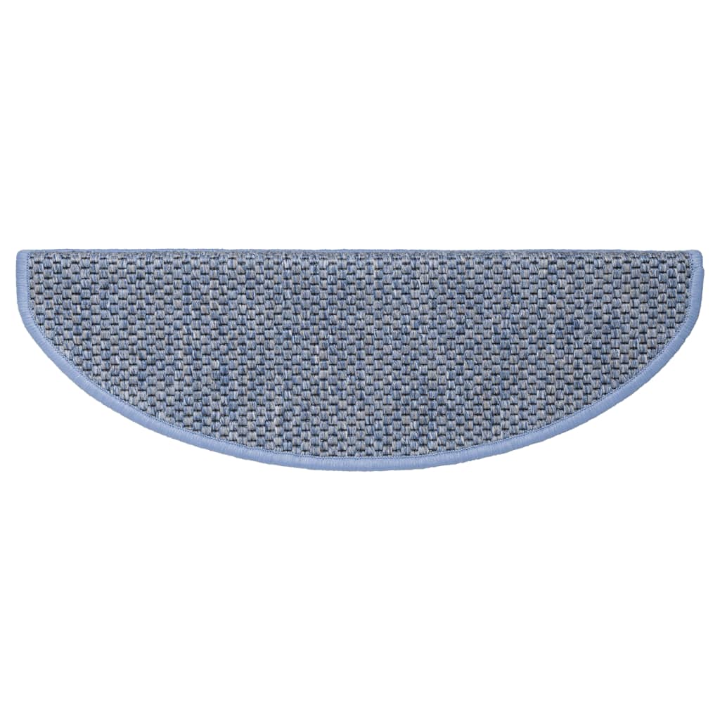 Tapis d'escalier autocollants 15 pcs 56x17x3 cm Bleu