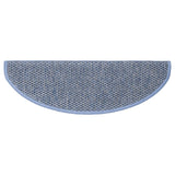 Tapis d'escalier autocollants 15 pcs 56x17x3 cm Bleu