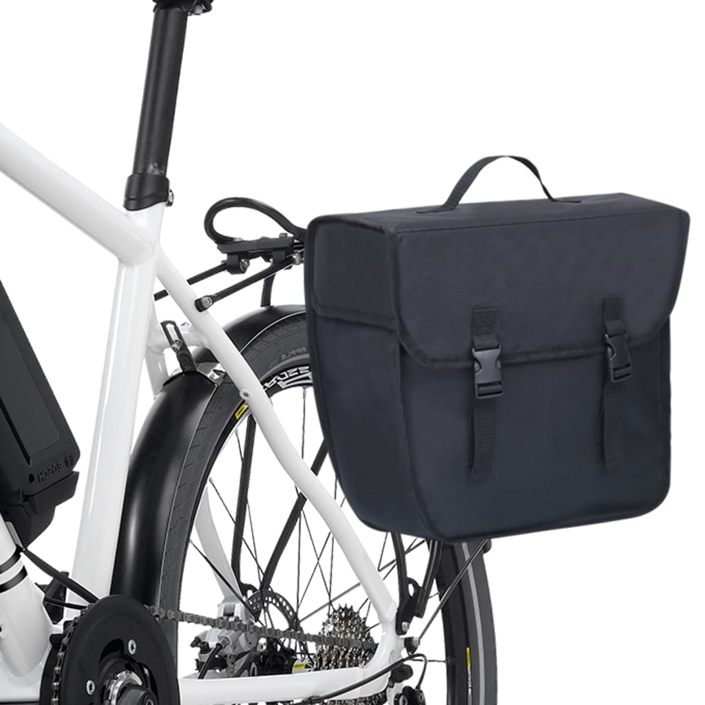 Sac de vélo simple pour porte-bagages étanche 21 L Noir