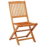 Chaises de jardin pliables lot de 2 Bois d'eucalyptus massif