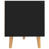 Meuble TV noir 90x40x48,5 cm bois d'ingénierie