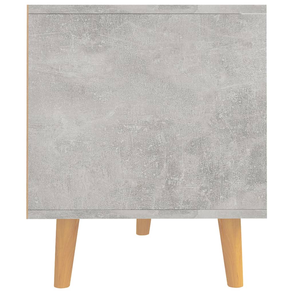 Meuble TV gris béton 90x40x48,5 cm bois d'ingénierie