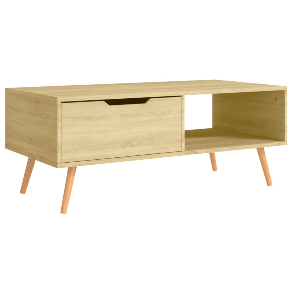 Table basse Chêne Sonoma 100x49,5x43 cm Bois d'ingénierie