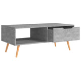 Couchtisch Betongrau 100x49,5x43 cm Holzwerkstoff